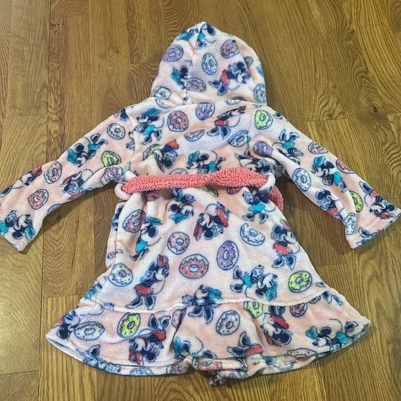 Disney Minnie Mouse Girls Robe - Picture 5 of 5